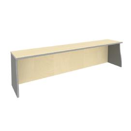 Офисная мебель RIVA Надставка на стол А.НС-4 Клён/ Металлик 1600х300х400