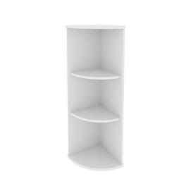 Офисная мебель RIVA Стеллаж средний угловой А.УС-2 Белый 365х365х1215