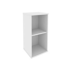 Офисная мебель RIVA Стеллаж низкий узкий А.СУ-3 Белый 404х365х828