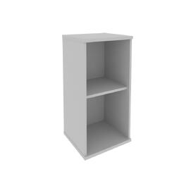 Офисная мебель RIVA Стеллаж низкий узкий А.СУ-3 Серый 404х365х828