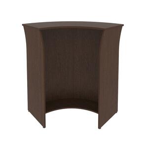 Ресепшн Riva Стойка прямая А.РС-5 ХДФ Клён/Металлик 950х950х1150