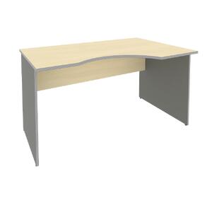 Офисная мебель RIVA Стол криволинейный правый А.СА-2 (R) Клён 1400х900х750