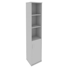 Офисная мебель RIVA Шкаф высокий узкий правый А.СУ-1.1 (R) Серый 404х365х1980