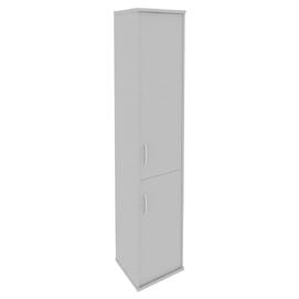 Офисная мебель RIVA Шкаф высокий узкий правый А.СУ-1.3 (R) Серый 404х365х1980