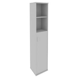 Офисная мебель RIVA Шкаф высокий узкий правый А.СУ-1.6 (R) Серый 404х365х1980