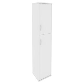 Офисная мебель RIVA Шкаф высокий узкий правый А.СУ-1.8 (R) Белый 404х365х1980