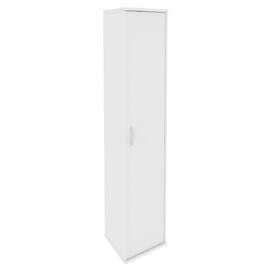 Офисная мебель RIVA Шкаф высокий узкий правый А.СУ-1.9 (R) Белый 404х365х1980