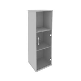 Офисная мебель RIVA Шкаф средний узкий правый А.СУ-2.2 (R) Серый 404х365х1215