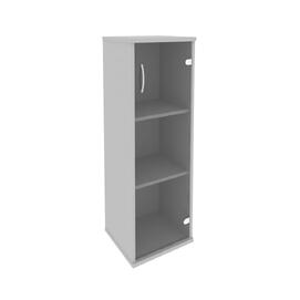 Офисная мебель RIVA Шкаф средний узкий правый А.СУ-2.4 (R) Серый 404х365х1215