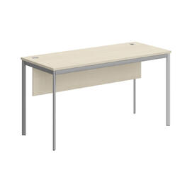 Офисная мебель Имаго-С Стол прямой с фронтальной панелью СП-3.1SD Клен/Алюминий 1400х600х755