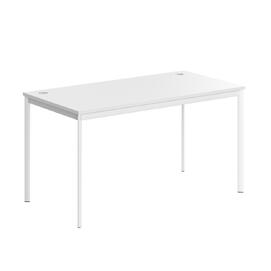 Офисная мебель Имаго-С Стол прямой СП-3S Белый/Белый 1400х720х755