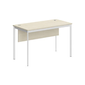 Офисная мебель Имаго-С Стол прямой с фронтальной панелью СП-2.1SD Клен/Белый 1200х600х755