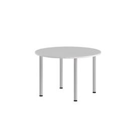 Офисная мебель Xten Конференц-стол круглый XRT 120 Белый/Алюминий 1200x1200x750