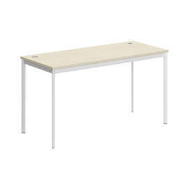 Офисная мебель Имаго-С Стол прямой СП-3.1S Клен/Белый 1400х600х755