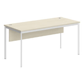 Офисная мебель Имаго-С Стол прямой с фронтальной панелью СП-4SD Клен/Белый 1600х720х755