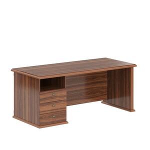 Кабинет руководителя Raut Стол однотумбовый RDT 188.A(L) Орех Даллас 1800х800х750