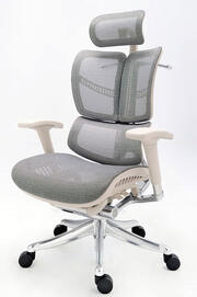 Анатомическое кресло Expert Fly G HFYM01-G-GY Сетка серая 860x555x645