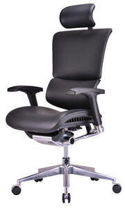 Анатомическое кресло Expert Sail с подставкой для ног RSAM01-BK Сетка черная 720x630x650