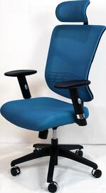 Эргономичное кресло Star Euro STE-MF01S-BL Синяя сетка 695x575x380