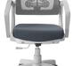 Эргономичное кресло SYNIF ROBO С-250 White SY-1209-W-GY-GY Спинка сетка светло-серая/Сиденье ткань серая