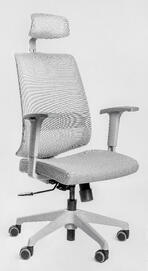 Эргономичное кресло Falto Neo (Grey) NEO11-LAL/GY-GY Серая ткань/сетка 680x640x360