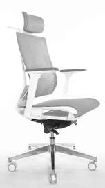 Эргономичное кресло Falto G1 Air (White) GON-18WALH-AL-GY Серая сетка 770x640x380
