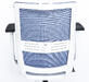Эргономичное кресло Falto Soul (White) SOL-01WAL/BL-BL Сетка синяя/ткань синяя 680x640x360