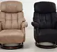 Кресло-реклайнер RELAX LUX ELECTRO S16099RWB-HE02-029 Искусственный нубук Taupe 02/Орех-029