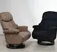 Кресло-реклайнер RELAX LUX ELECTRO S16099RWB-HE02-029 Искусственный нубук Taupe 02/Орех-029