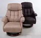 Кресло-реклайнер RELAX LUX ELECTRO S16099RWB-HE02-029 Искусственный нубук Taupe 02/Орех-029