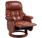 Кресло-реклайнер RELAX LUX ELECTRO S16099RWB-034-029 Коричневый-034/Орех-029