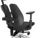 Ортопедическое кресло Alpha AM-02A-BK Ткань черная LY-01 680x490x630