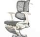 Ортопедическое компьютерное кресло Expert Fly c подставкой для ног RFYM01-G-GY Серая сетка 720x630x650