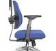 Ортопедическое кресло Alpha AM-02A-BL Ткань синяя LY-04 680x430x640
