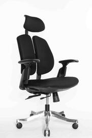 Ортопедическое кресло BIONIC А-92-2-FAB-BK-BK Ткань черная A92-2 680x490x630