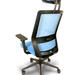 Эргономичное кресло Falto Soul (Black) SOL-01KAL/BL-BL Ткань синяя/Синяя сетка 680x640x360