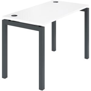 Офисная мебель Арго-М Стол на металлокаркасе АМ-002.60 Серый/Белый 1200x600x760