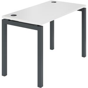Офисная мебель Арго-М Стол на металлокаркасе АМ-002.60 Серый/Белый 1200x600x760