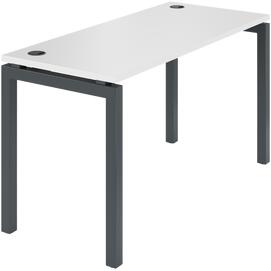 Офисная мебель Арго-М Стол на м/каркасе АМ-003.60 Серый/Антрацит 1400х600х760