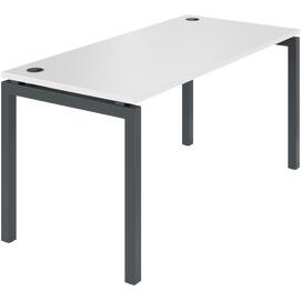 Офисная мебель Арго-М Стол на м/каркасе АМ-004 Серый/Антрацит 1600х730х760