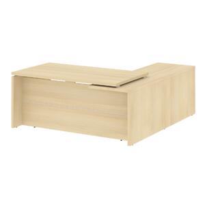 Кабинет руководителя Yalta Стол руководителя угловой левый LT.C-18 (L) Снежная Патина 1800х2000х750