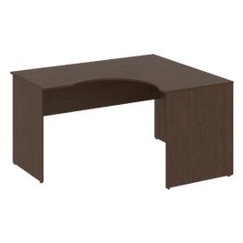 Офисная мебель Nova S Стол криволинейный правый В.СА–3 (R) Венге Цаво 1400x1200x750