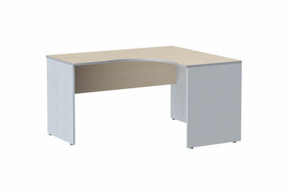 Офисная мебель Имаго Стол эргономичный правый СА-3(R) Клен/Металлик 1400х1200х755
