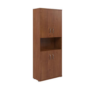 Офисная мебель Имаго Шкаф с двумя комплектами глухих малых дверей СТ-1.5 Венге Магия 770х365х1975