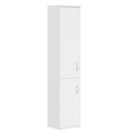 Офисная мебель Имаго Шкаф колонка с глухой средней и малой дверьми СУ-1.3(L) Белый 403х365х1975