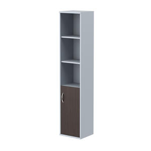 Офисная мебель Имаго Шкаф колонка с глухой малой дверью СУ-1.1(R) Белый 403х365х1975