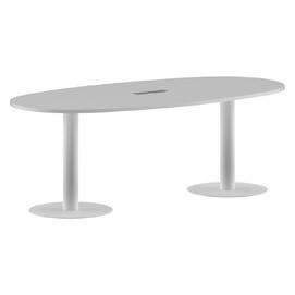 Офисная мебель Имаго Конференц-стол ПРГ-3 Белый/Белый/Белый 2200х1100х750