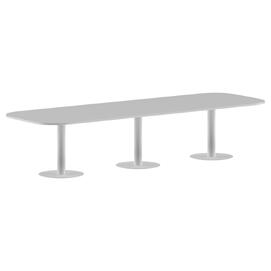 Офисная мебель Имаго Конференц-стол ПРГ-7 Белый/Белый/Белый 3600х1200х750
