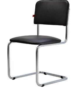 Конференц-кресло Сильвия CH Экокожа Dollaro 350 черная 640x840x560