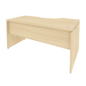 Офисная мебель Style Стол криволинейный левый Л.СА-1 (L) Белый 1580х900х750